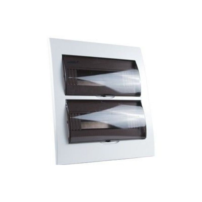 TABLERO PLASTICO 24 MODULOS EMBUTIDO P/TRANSPARENTE 325X270