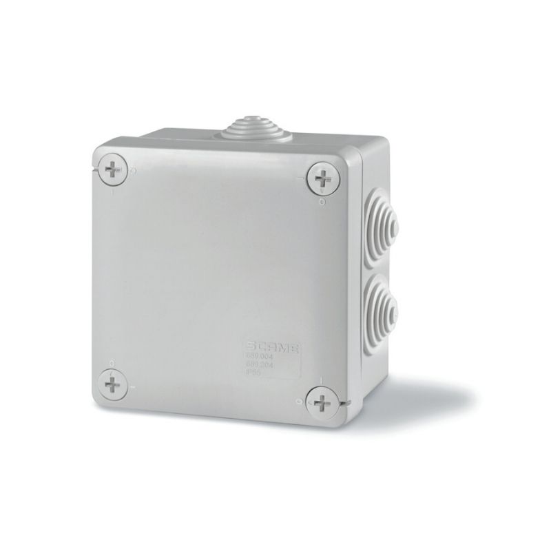 CAJA ESTANCA C/CONOS 100X100X50MM IP55 689.004 SCAME