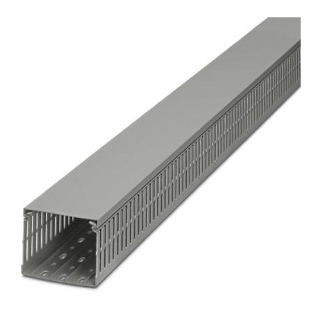 CANALETA RANURADA 60X40MM GRIS TIRA 2MT (AN*AL)