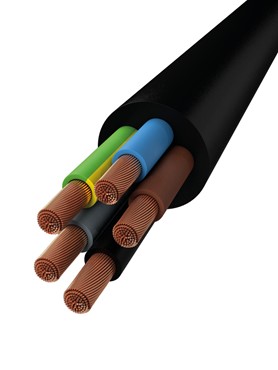 CABLE LIBRE HALOGENO 5X50MM NEGRO RZ1-K 1KV