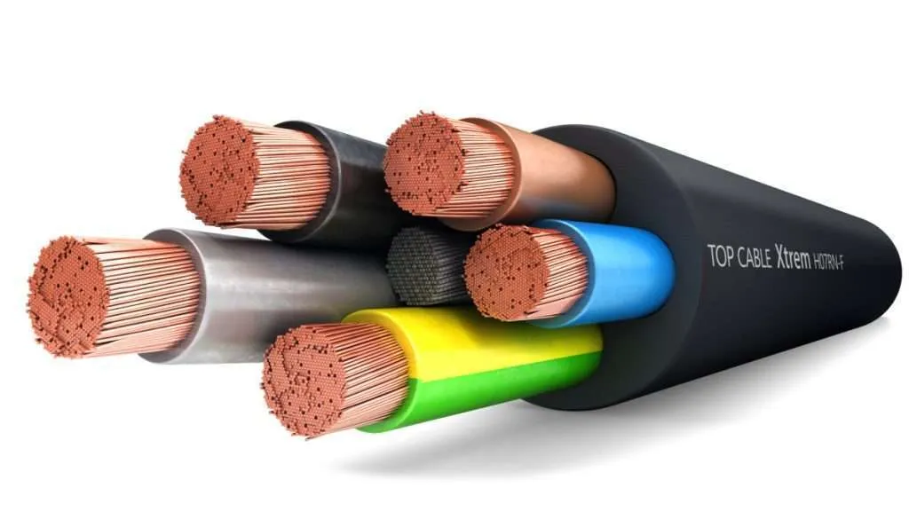 CABLE DE GOMA SUMERGIBLE 3X1,5MM H07RN-F NEGRO - Imagen 2
