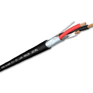 CABLE INSTRUMENTACION 1T 18AWG APANTALLADO 300V NEGRO AR6100